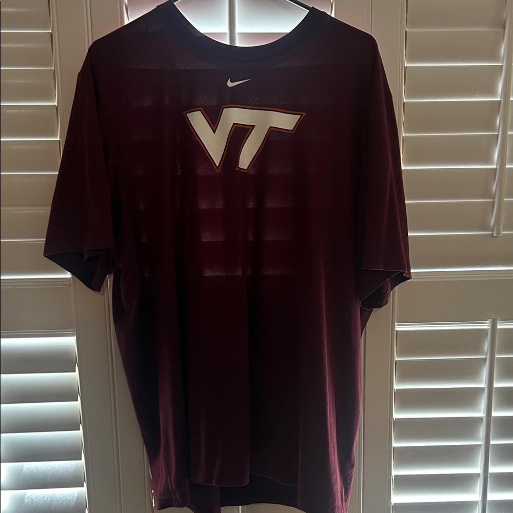 Nike Burgundy Virginia Tech Hokies Short Sleeve Tee
